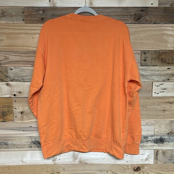 Only NY Premium Basics size Medium Vibrant Orange Classic Crewneck Sweatshirt - Picture 7 of 8